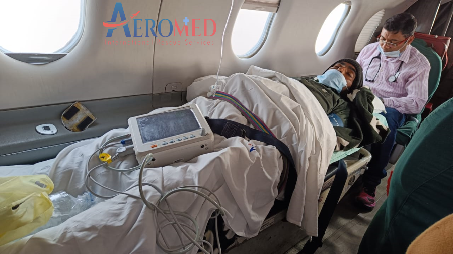 All Medical Amenities Presents in Aeromed Air Ambulance Services in Mumbai to Move Anywhere in India